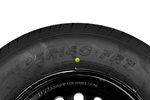 Koło wzmacniane do przyczepy OPONA LINGLONG 185/80 R14C 104/102N FELGA UNITRAILER czarna 5.5Jx14"H2 5x112 ET:30