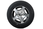 Koło wzmacniane do przyczepy OPONA KENDA 165/80 R13C 96/94N FELGA ALU STARCO poler 5Jx13"H2 5x112 ET:30