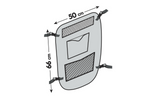 Przegroda dla psa LAMPA PET-4 bariera mocowana do przednich foteli 50x66cm