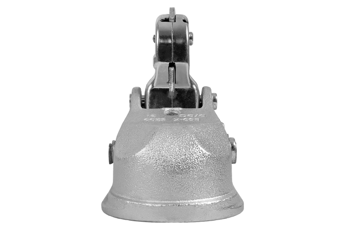 Zaczep kulowy WINTERHOFF WW 350-RCH-1616 do przyczepy 3500kg z dyszlem rurowym 60mm żeliwny