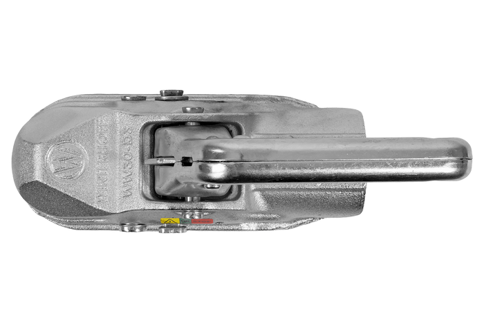 Zaczep kulowy WINTERHOFF WW 30-D3-K1212 do przyczepy 3000kg z dyszlem rurowym 50-51mm żeliwny