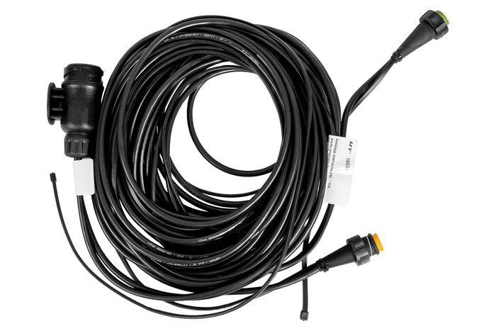 Instalacja elektryczna ASPÖCK wiązka przyczepy 8m wtyczka 13 PIN bajonety 2x 8 PIN