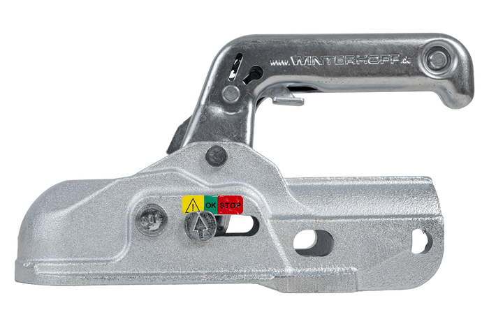 Zaczep kulowy WINTERHOFF WW 30-K+Z do przyczepy 3000kg z dyszlem rurowym 35-51mm żeliwny