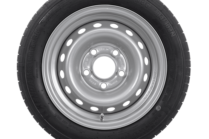 Koło wzmacniane do przyczepy OPONA KENDA 195/50 R13C 104/102N FELGA KENDA 6Jx13"H2 5x112 ET:30