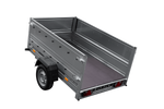 Przyczepka lekka 200x125 UNITRAILER GARDEN 201 KIPP z burtami BIS