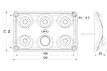 Lampa samochodowa oświetlenia wnętrza HORPOL LWD2156 LED 900lm z czujnikiem ruchu