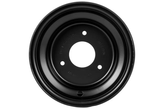 Felga stalowa UNITRAILER czarna 4.5ATx7" 3x90 ET:-1.8