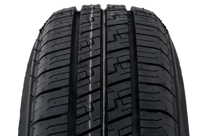 Koło wzmacniane do przyczepy OPONA KENDA 165/80 R13C 96/94N FELGA ALU STARCO poler 5Jx13"H2 5x112 ET:30