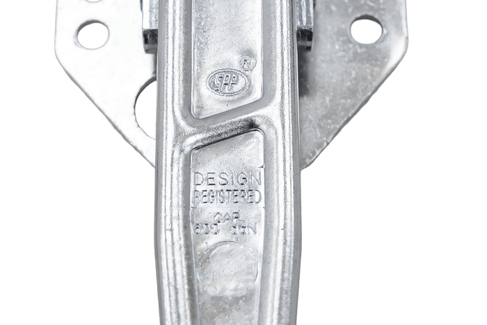Zaczep burtowy z zapinaczem STEELPRESS ZB-04+Z-01A kompletne zamknięcie burty przyczepy
