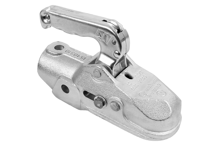 Zaczep kulowy WINTERHOFF WW 350-RB-K1414 do przyczepy 3500kg z dyszlem rurowym 50mm żeliwny