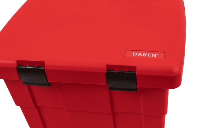 Skrzynia na materiały sypkie DAKEN 86014 PITBOX pojemnik na piasek, sól drogową 655x570x520mm 108,5l