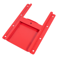 Zasuwa zsypowa do zboża czerwona UNITRAILER zsyp do przyczep rolniczych 250x355mm