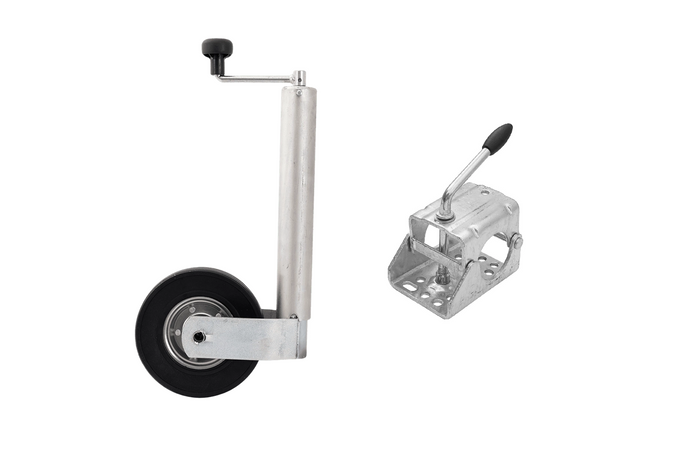Koło podporowe z klemą obejmą WINTERHOFF ST60-V-255SB+KLE60 400kg 60mm 525-755mm