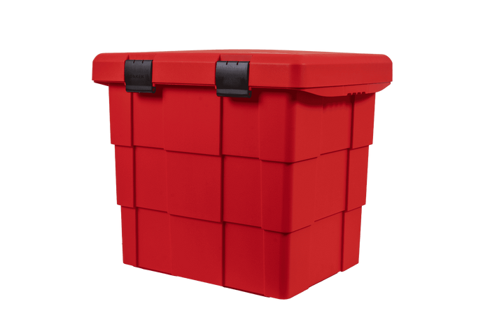 Skrzynia na materiały sypkie DAKEN 86014 PITBOX pojemnik na piasek, sól drogową 655x570x520mm 108,5l