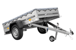 Przyczepka samochodowa 200x106 UNITRAILER GARDEN 200 KIPP z pokrowcem szarym