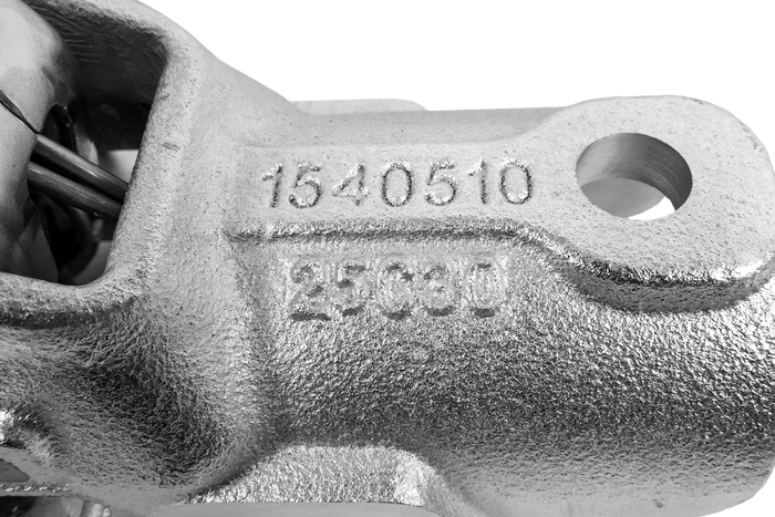 Zaczep kulowy WINTERHOFF WW 350-RB-K1414 do przyczepy 3500kg z dyszlem rurowym 50mm żeliwny