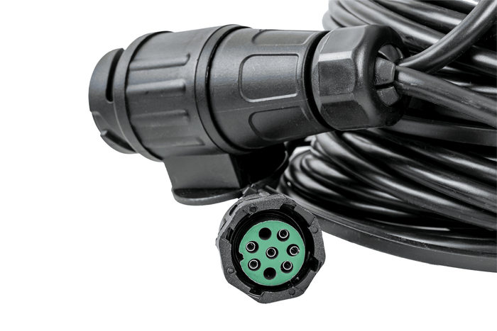 Instalacja elektryczna MANTES wiązka przyczepy lawety 12 m wtyczka 13 PIN bajonety 2x 8 PIN