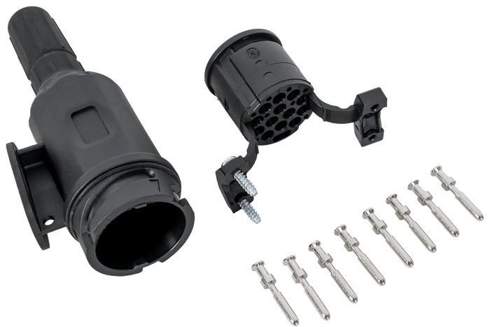 Wtyczka wtyk 13/8-PIN UNITRAILER TL0178 do gniazda haka przyczepy lawety