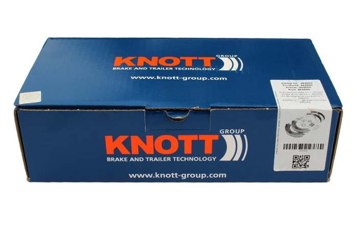 Szczęki hamulcowe KNOTT 200x50 do osi hamowanych KOMPLET