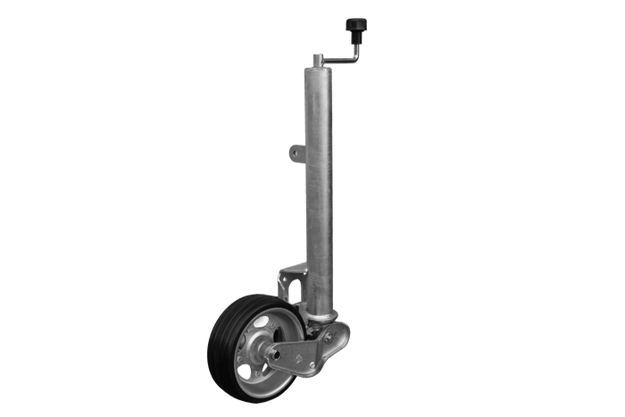 Koło podporowe UNITRAILER automatyczne z uchwytem 500kg 60mm 660-904 mm