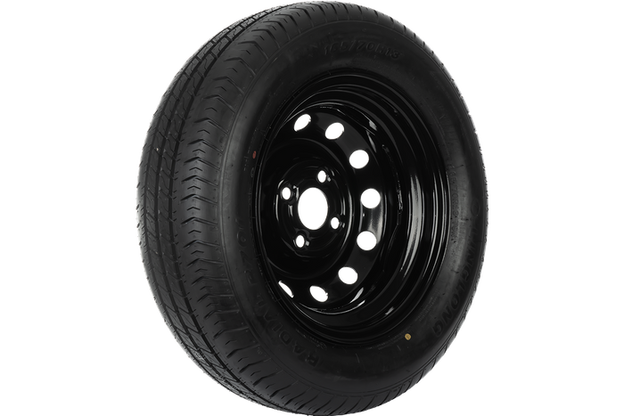 Koło do przyczepki OPONA LINGLONG 165/70 R13 79N FELGA UNITRAILER czarna 4Jx13"H2 4x100 ET:30