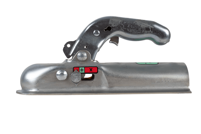 Zaczep kulowy KNOTT K7,5-D do przyczepki 750kg z dyszlem rurowym 60mm