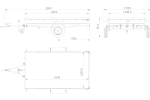 Przyczepka samochodowa 264x150 UNITRAILER GARDEN 265 KIPP z burtami BIS