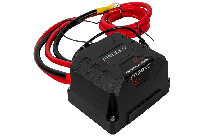 Wciągarka elektryczna do przyczepy lawety PRESKO RAPTOR 13.5FS 12V 6130kg z liną 24m
