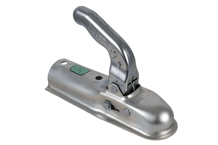 Zaczep kulowy KNOTT K7,5-D do przyczepki 750kg z dyszlem rurowym 60mm