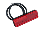 Lampa obrysowa HORPOL LD 2437 LED czerwona uniwersalna SLIM
