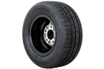 Koło wzmacniane do przyczepy OPONA KENDA 195/55 R10C 98/96N FELGA ALU STARCO czarna 6Jx10"H2 5x112 ET:-4